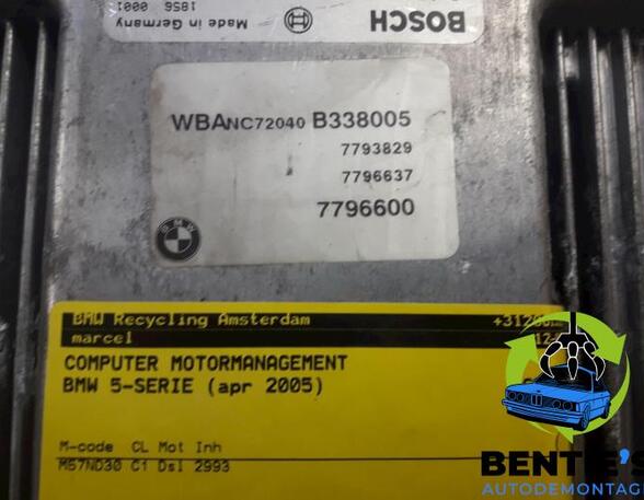 P18827884 Steuergerät Motor BMW 5er (E60) 7796637