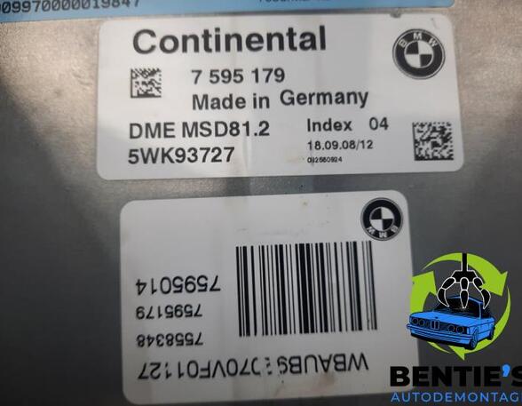 Engine Management Control Unit BMW 1er (E81), BMW 1er (E87)