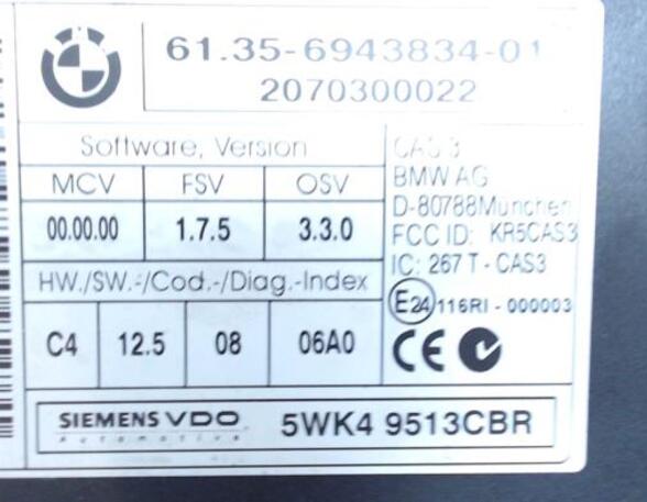 Startonderbreker regeleenheid BMW 3er (E90)