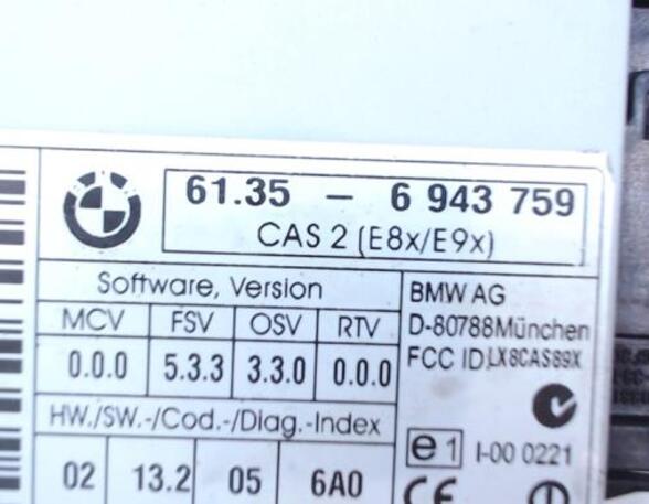 Immobilizer control unit BMW 1er (E87)