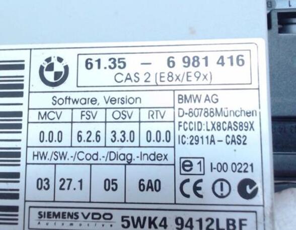 P16009308 Steuergerät Wegfahrsperre BMW 1er (E87) 61356981416