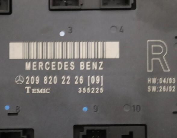 Controller MERCEDES-BENZ CLK (C209) A 209 820 20 26