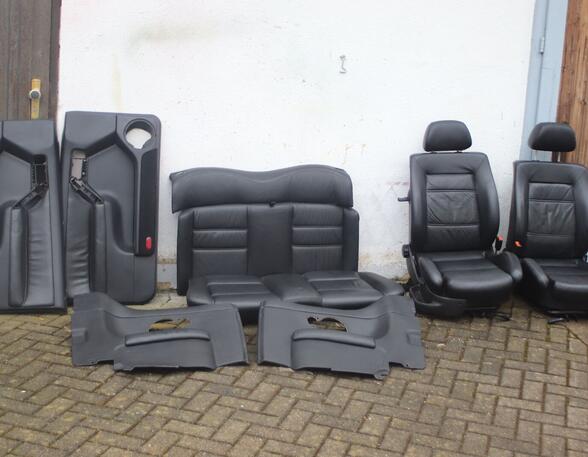 Seats Set VW Golf III Cabriolet (1E7) Ledersitze schwarz Sitz