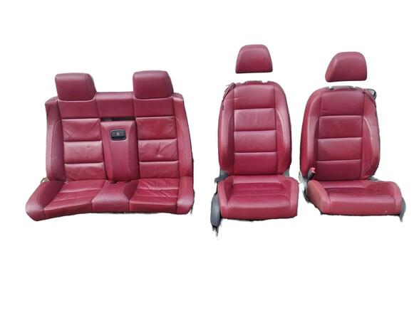 Seats Set VW EOS (1F7, 1F8) Ledersitze rot Cabrio