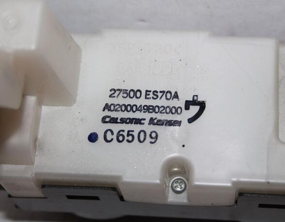 Air Conditioning Control Unit NISSAN X-Trail (T30) 27500ES70A