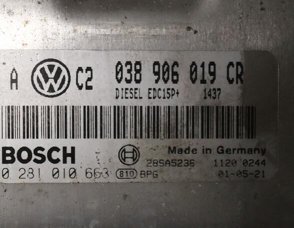 Engine Management Control Unit VW Golf IV (1J1) 038906019CR