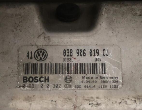 Engine Management Control Unit VW Golf IV (1J1) 038906019CJ; 02810302