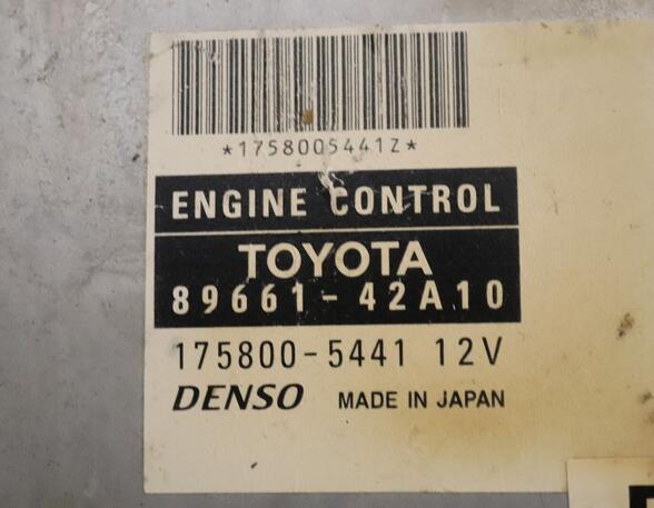 Engine Management Control Unit TOYOTA RAV 4 II (A2) 8966142A10