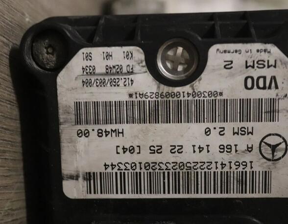 Engine Management Control Unit MERCEDES-BENZ A-Klasse (W168) A1661412225