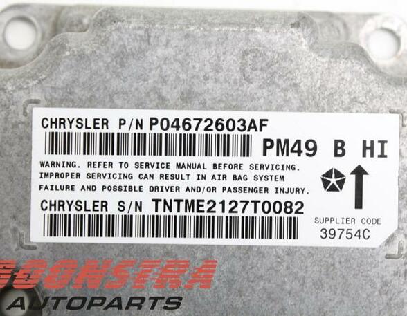 P16119721 Steuergerät Airbag DODGE Caliber P04672603AF