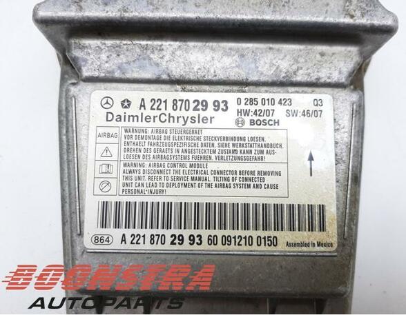 P16691246 Steuergerät Airbag MERCEDES-BENZ S-Klasse (W221) 0285010423