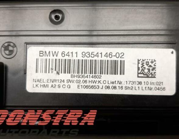 Bedieningselement verwarming & ventilatie BMW 3er Touring (F31)