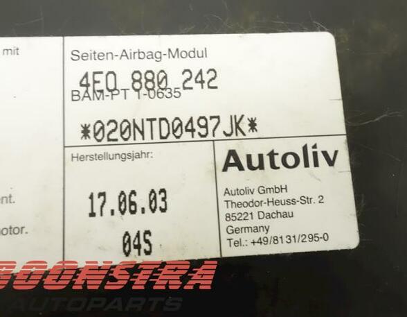 Side Airbag AUDI A8 (400, 400000000)
