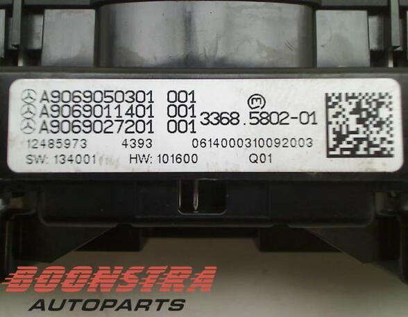 P9063138 Schalter MERCEDES-BENZ Sprinter 3,5t Kasten (906) A9069050301001