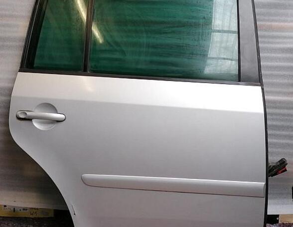 Tür mit Anbauteilen rechts hinten ZV EFH 5-Türer LA7W ReflexsilberMetallic VW TOURAN (1T1  1T2) 2.0 TDI 100 KW