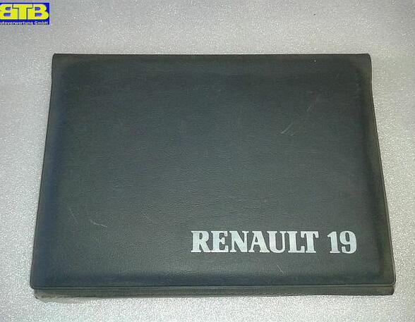 Handleiding RENAULT 19 II Chamade (L53)