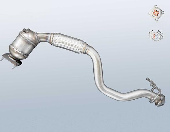 Catalytic Converter VW EOS (1F7, 1F8)