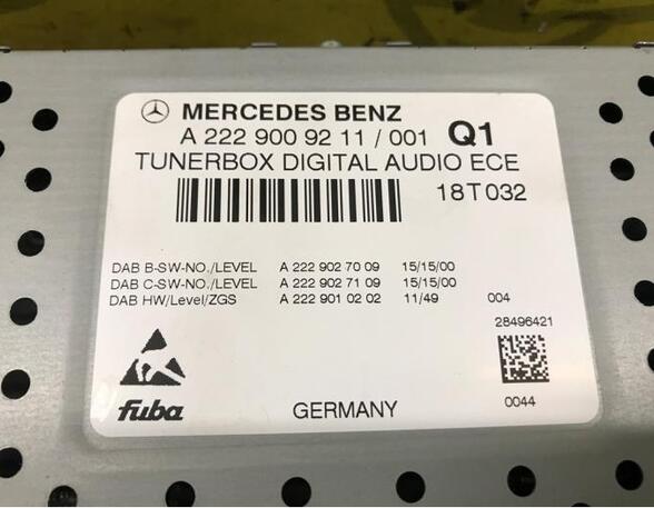 Audio Amplifier MERCEDES-BENZ CLA Coupe (C117)