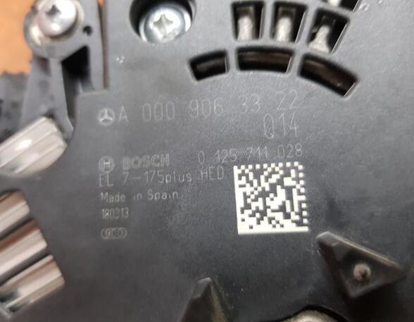 P15589753 Lichtmaschine MERCEDES-BENZ GLA-Klasse (X156) A0009063322