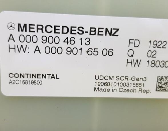 P12591533 Steuergerät MERCEDES-BENZ A-Klasse (W247) A0009016506