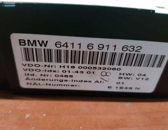 Heating & Ventilation Control Assembly BMW 3er Compact (E46)