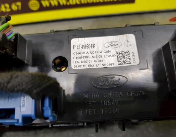 Heating & Ventilation Control Assembly FORD Focus III Turnier (--)