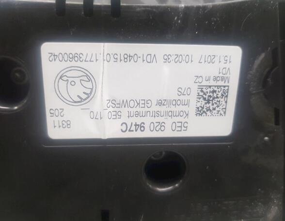 Tachometer (Revolution Counter) SKODA Octavia III (5E3, NL3, NR3)