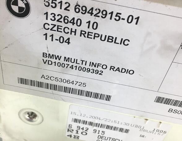 Radio / navigation system combination BMW 3 Touring (E46)
