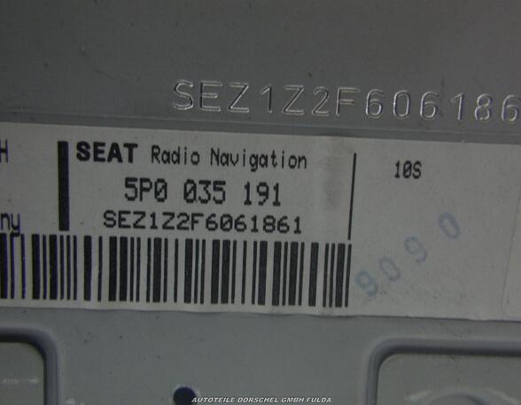 Radio-navigatiesysteem SEAT ALTEA (5P1), SEAT TOLEDO III (5P2)