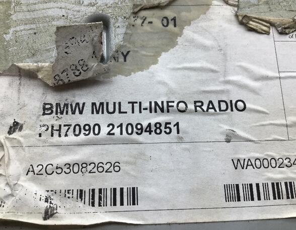 357643 Radio/Navigationssystem-Kombination BMW 3er Touring (E46) A2C3082626