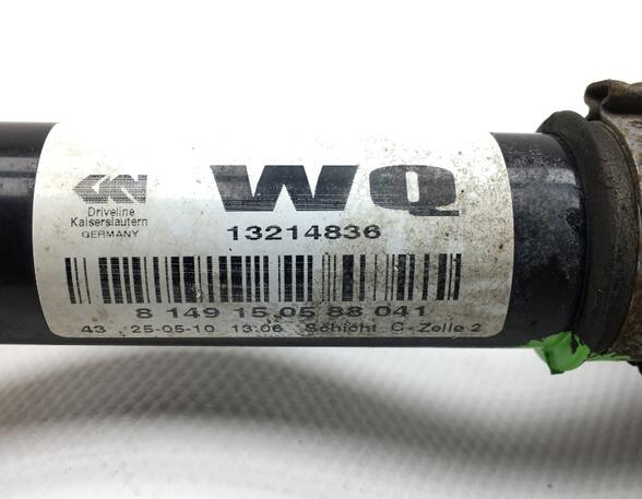 341292 Antriebswelle (ABS) links vorne OPEL Zafira B (A05) 13214836WQ