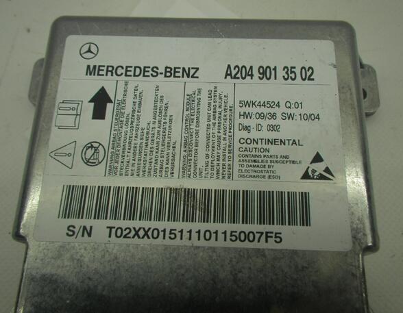 292086 Steuergerät Airbag MERCEDES-BENZ C-Klasse T-Modell (S204) A2049013502