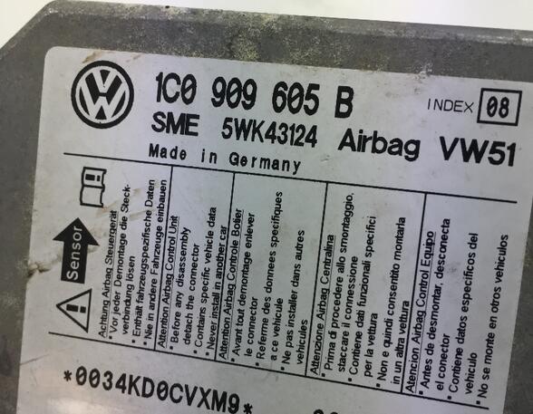 337536 Steuergerät Airbag VW Passat Variant (3B6, B5.5) 1C0909605B
