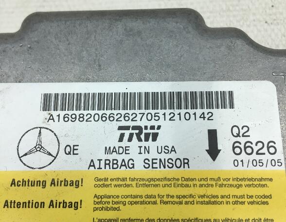 341895 Steuergerät Airbag MERCEDES-BENZ A-Klasse (W169) A1698206626