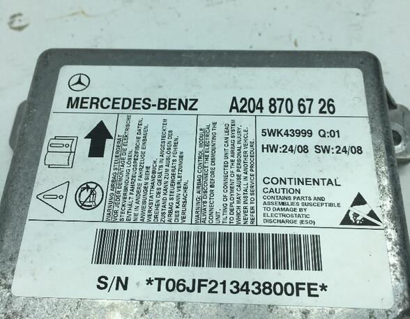 Regeleenheid airbag MERCEDES-BENZ C-Klasse (W204)