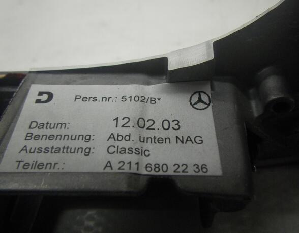 Schaltkulisse MERCEDES-BENZ E-Klasse (W211) E 200 CDI  90 kW  122 PS (07.2002-12.2008)