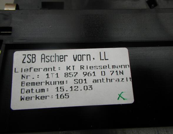 Aschenbecher VW Touran I (1T1) 1.9 TDI  74 kW  101 PS (02.2003-05.2004)