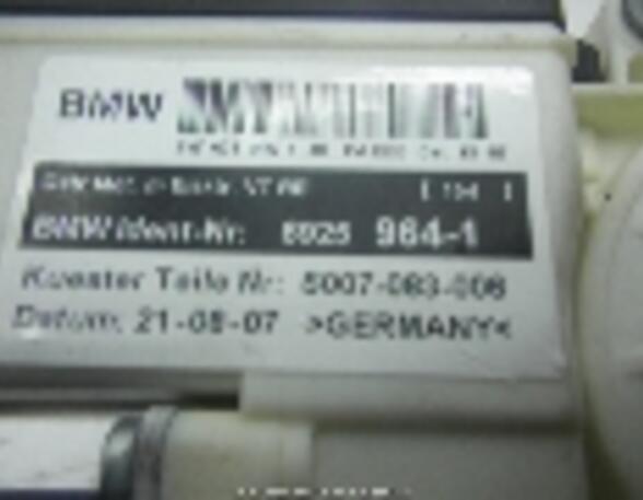 Raambedieningsmechanisme BMW X3 (E83), BMW X3 (F25)