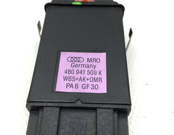 342782 Schalter für Warnblinker AUDI A6 Avant (4B, C5) 4B0941509K