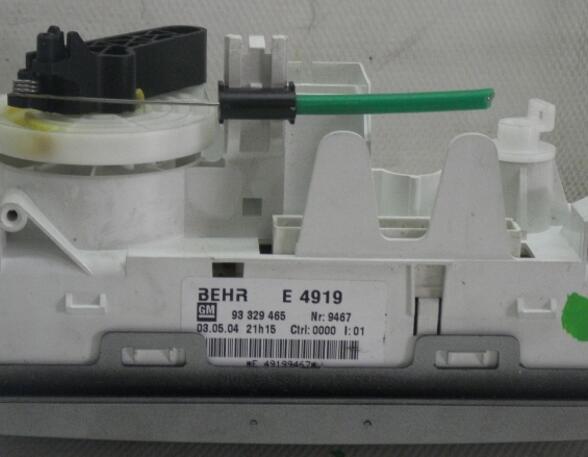 Air Conditioning Control Unit OPEL MERIVA A Großraumlimousine (X03)