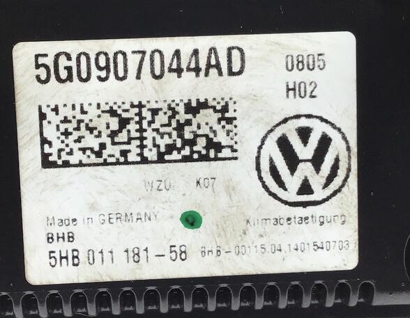 Bedieningselement airconditioning VW Golf Sportsvan (AM1, AN1)