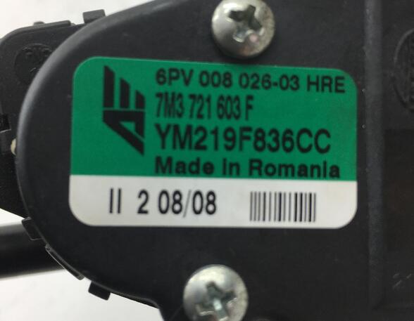 Sensor für Gaspedalstellung SEAT Alhambra (7V) 2.0  85 kW  116 PS