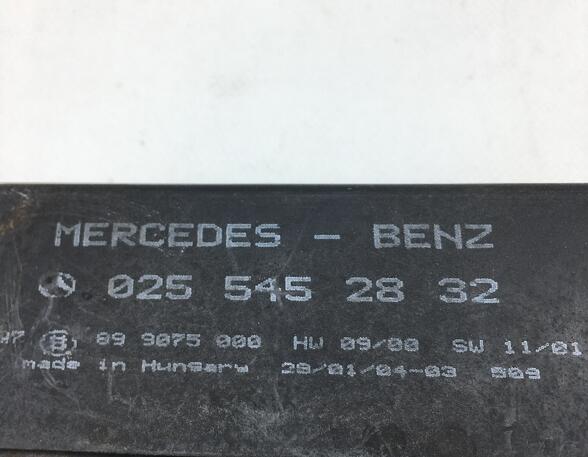 339365 Steuergerät Glühzeit MERCEDES-BENZ A-Klasse (W168) 0255452832