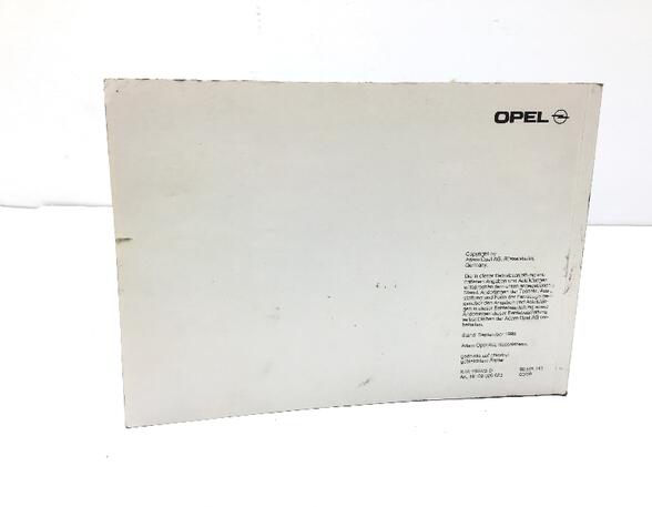 Operation manual OPEL Astra G CC (F08, F48)