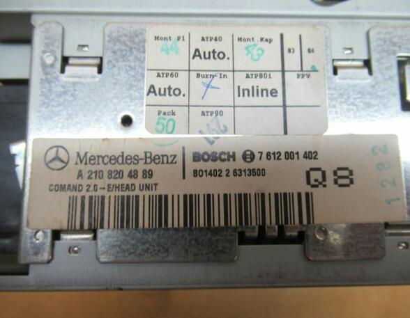 Radio / navigation system combination MERCEDES-BENZ E-Klasse (W210)