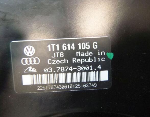 Bremskraftverstärker  VW TOURAN (1T1  1T2) 1.9 TDI 66 KW