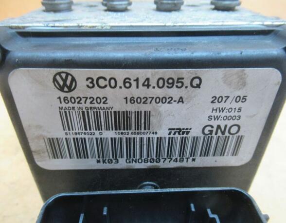 ABS Hydraulikblock Steuergerät vorne Nr3/2 VW PASSAT VARIANT (3C5) 2.0 TDI 103 KW
