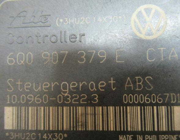 ABS Hydraulikblock Steuergerät vorne NR 2/1 VW POLO (9N_) 1.2 12V 47 KW