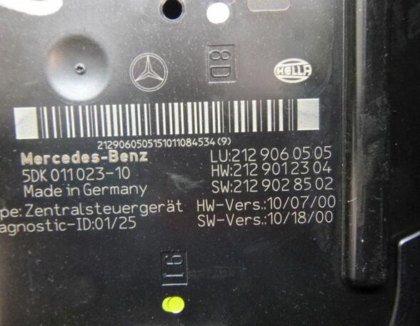 Sicherungskasten SAM  MERCEDES-BENZ E-KLASSE (W212) E 200 CDI 100 KW