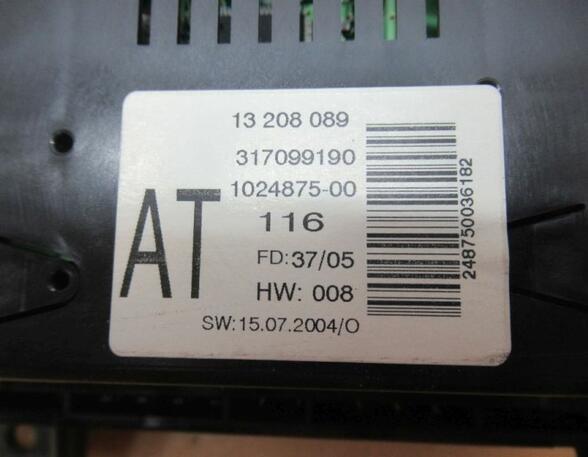 Beeldscherm boordcomputer OPEL Astra H GTC (L08)